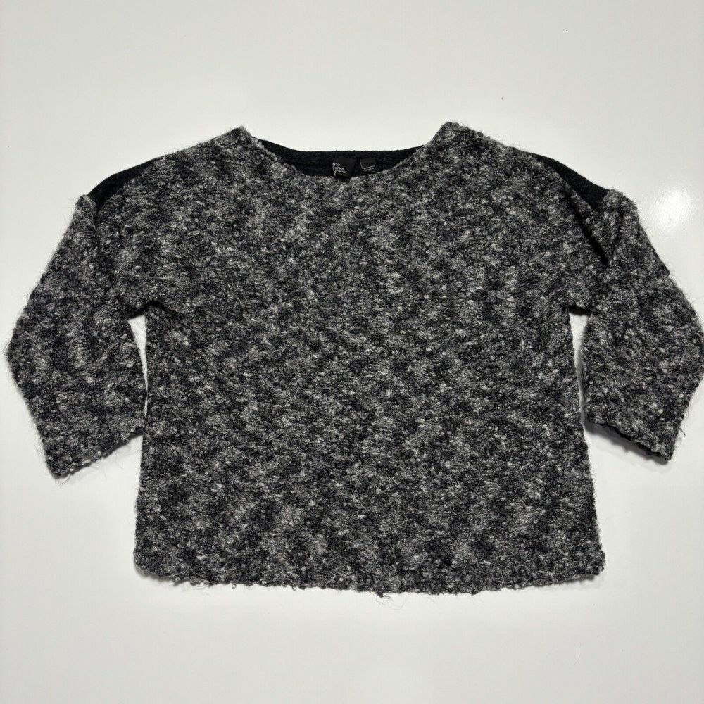 Eileen The Fisher Project Wool Mohair‎ Sweater Size XS Heathered Gray